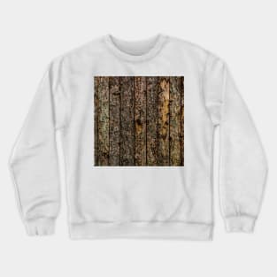 Rough Pine Planks Crewneck Sweatshirt